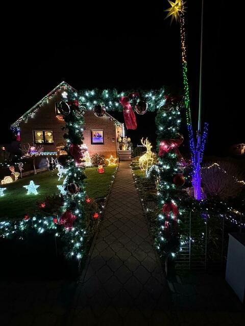 Das Weihnachtshaus in voller Pracht | Foto: Marcus Frenzel