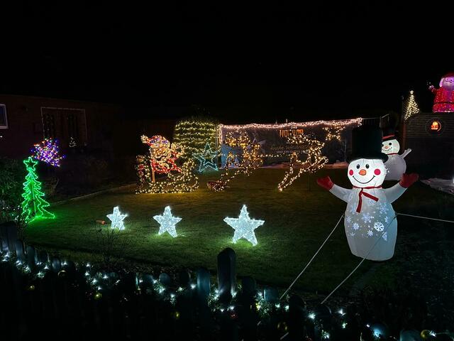 Weihnachtliche Deko im "Horror" bzw. "Weihnachtshaus" | Foto: Marcus Frenzel