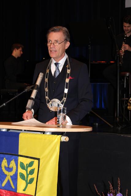 Blickte auf krisenreiche Zeiten zurück: Bürgermeister Jan-Hendrik Röhse