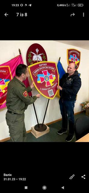 Meikel Zabel (re.) in der Ukrainie | Foto: Zabel