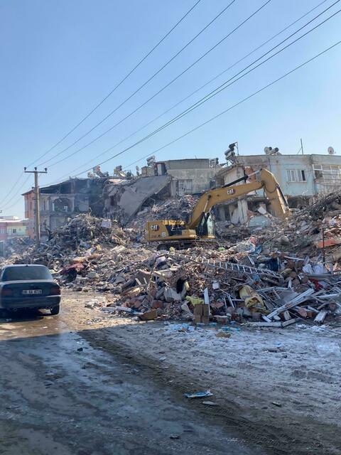 Das Erdbeben war im türkischen Elbistan besonders stark zu spüren | Foto: Alevitische Gemeinde Winsen