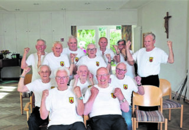 Hat Spaß an der Fitness: die Salzhäuser Altherren-Gruppe "St. Johann" | Foto: Frithjof Plautz