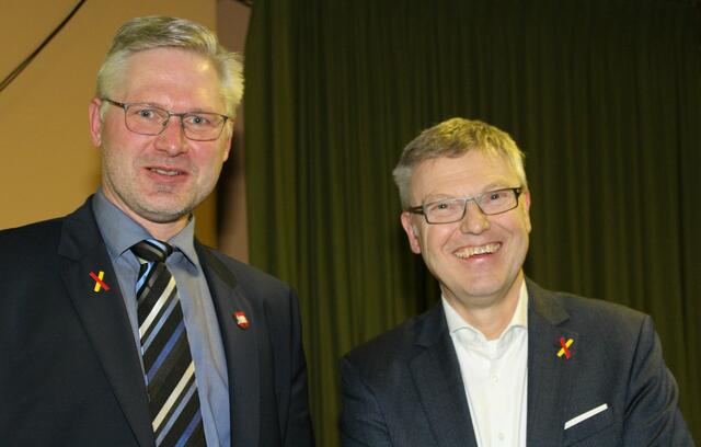 Egestorfs Bürgermeister Christian Sauer (li.) und Hanstedts Samtgemeinde-Bürgermeister Olaf Muus | Foto: Astrid Sitarz