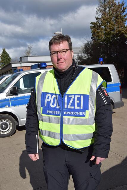 Polizeosprecher Jan Krüger, Polizeiinspektion Harburg | Foto: ts