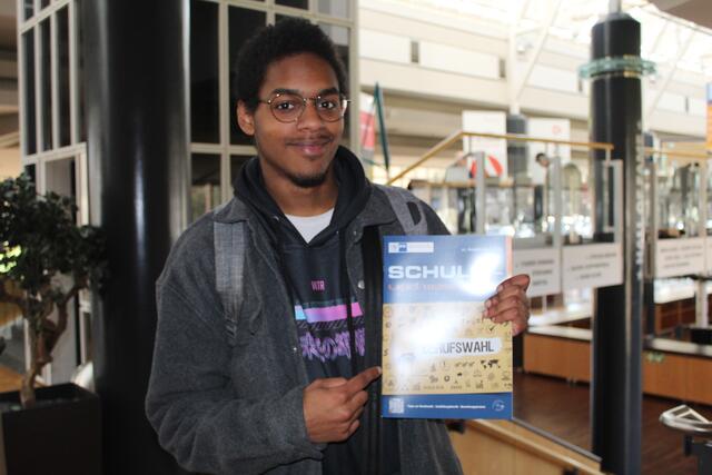 Julien Mau kam ohne Vorstellungen zum Azubi-Speeddating und lernte einige interessante Firmen kennen | Foto: pm