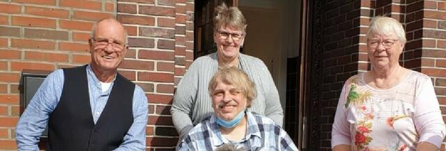 Der Vorstand des AWO-Ortsvrereins (v. li.): Dieter Müller (Vize-Vorsitzender),  Martina Friedrich (Kassenwartin), Thomas Friedrich und Helga Brandt (Protokollführerin) | Foto: AWO