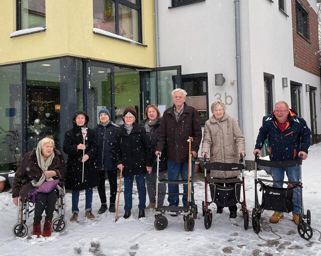 Fackellauf-Station Haus am Steinberg in Hanstedt | Foto: DRK