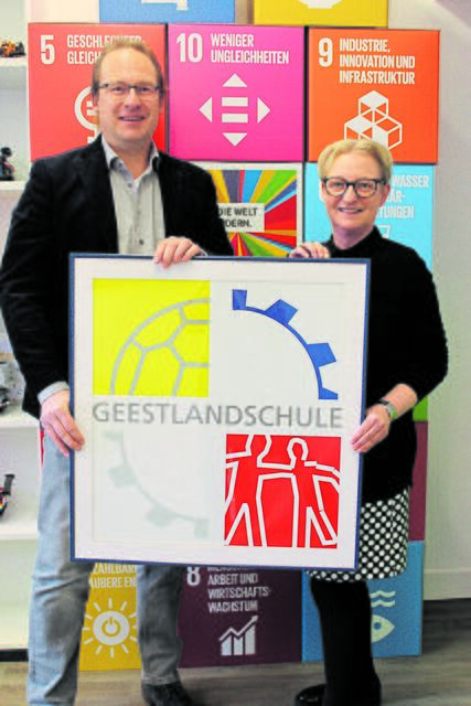 Schulleiterin Tanja Bovenschulte und didaktischer Leiter Andreas Dammert | Foto: sb
