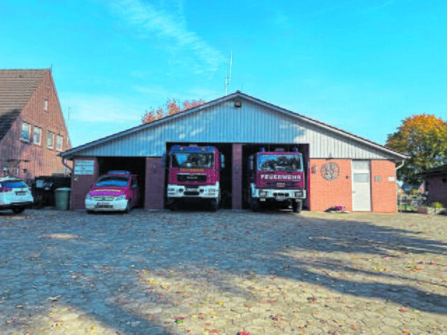 Das Feuerwehrhaus in der Hauptstraße wird bis heute genutzt