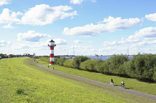 Der Deich in Grünendeich muss erhöht werden | Foto: lt