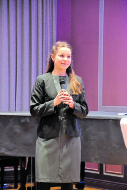 Die geehrte Sportlerin Julia Zoch  | Foto: sc