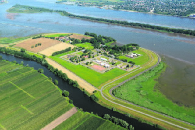 Hahnöfersand von oben | Foto: Martin Elsen/nord-luftbilder.de