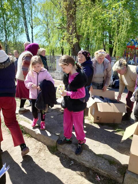 Verteilung der Hilfsgüter | Foto: Meikel Zabel