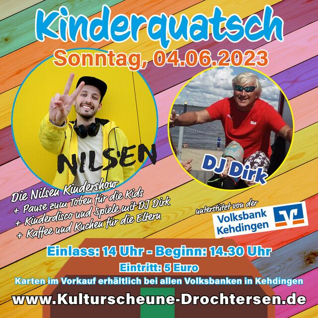 Niklsen und DJ Dirk gemeinsam in der Kulturscheune  | Foto: scheune 