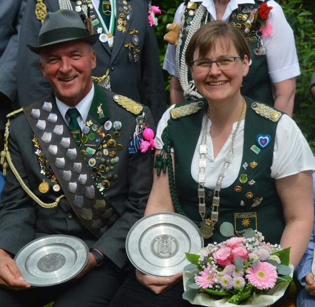 König Heiko Meyer und Königin Dörte Kröncke | Foto: Schützenverein Blumenthal
