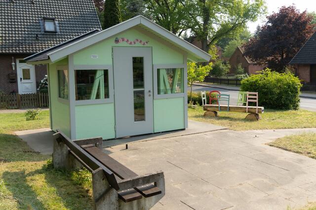 Die fertige "Bücherwürmerei" | Foto: Landjugend Asendorf