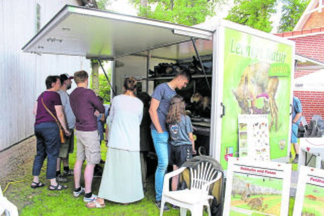 Der Infotrailer "Lernort Natur" ist stets ein Publikumsmagnet | Foto: sb
