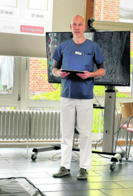 Leitete den Kursus: Oberarzt Dr. Daniel Hausmann | Foto: Wübbe