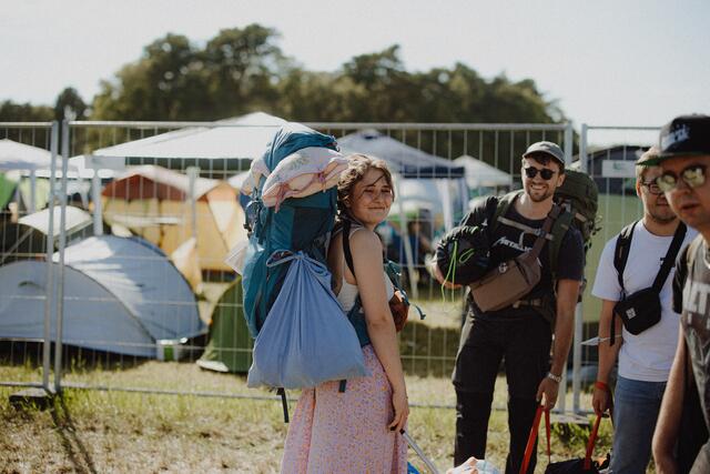 Viele der Besucher sind wahre Zelt Profis | Foto: FKP Scorpio/Christoph Eisenmenger