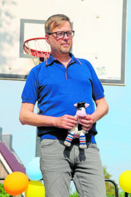 Martin Fuchs mit seinem "Kälbchen" | Foto: tk