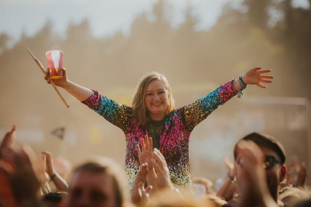 ...und sie hat den Drumstick gefangen | Foto: FKP Peter Detje