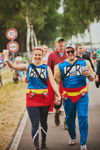 DUFF Woman und DUFF Man in ihrem Element 