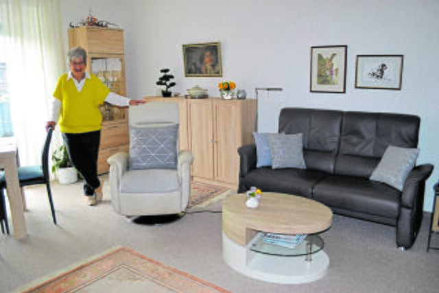 Ursula Bütefisch sieht ihre Wohnung im Betreuten Wohnen als ihre Ferienwohnung | Foto: bim