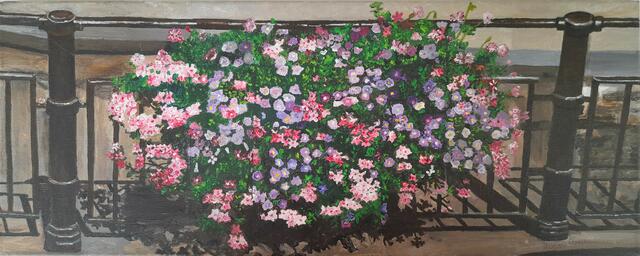 Die blühende Pracht am Zaun ist von Hilda Bostelmann | Foto: SD