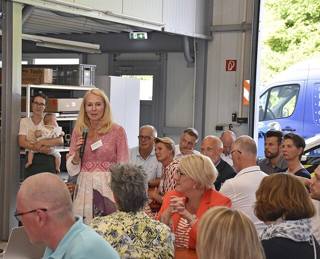 Corinna Horeis beantwortete auch Fragen der Besucher | Foto: Axel-Holger Haase