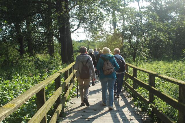 Wir überqueren die Aue