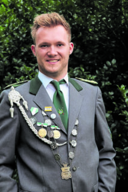 Jungschützenkönig Marten Balthasar | Foto: Schützenverein Groß Sterneberg