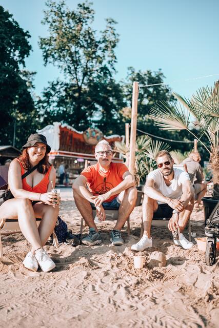 Der Strandbereich wurde gerne genutzt | Foto: Apo Genc / Leonhardt Korn 