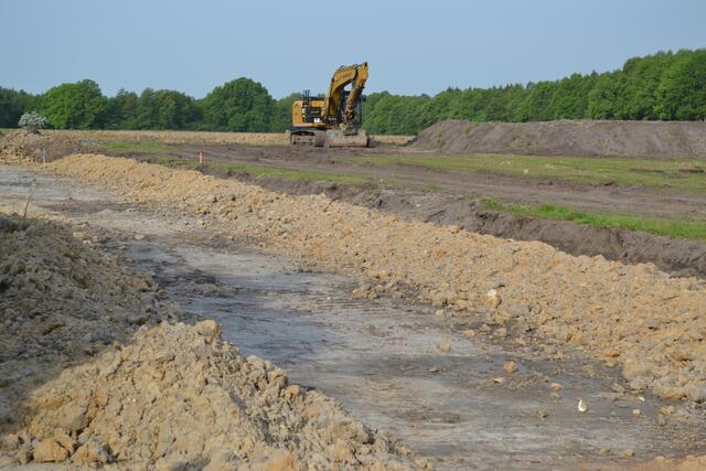 Im Mai gab es die ersten Sandbewegungen an der Weller Straße | Foto: bim