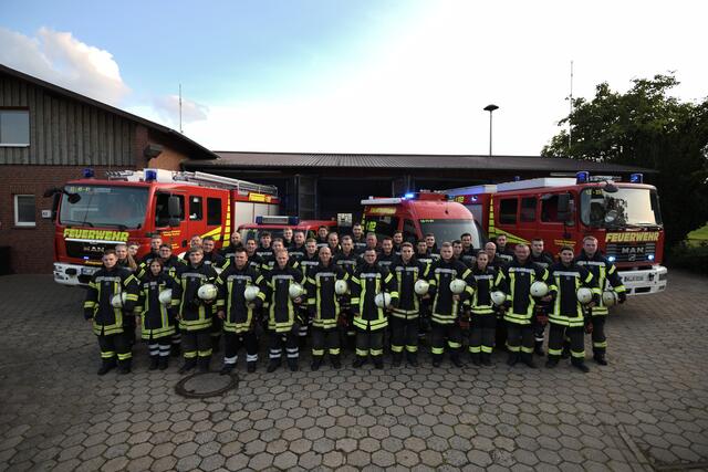 Die Aktiven der Feuerwehr Leversen-Sieversen | Foto: Feuerwehr Leversen-Sieversen
