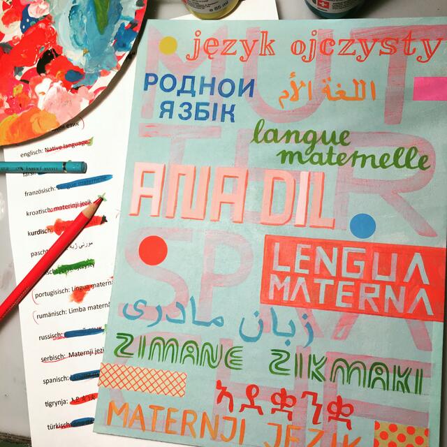 „Collage und Handlettering“  | Foto:  Larissa Bertonasco