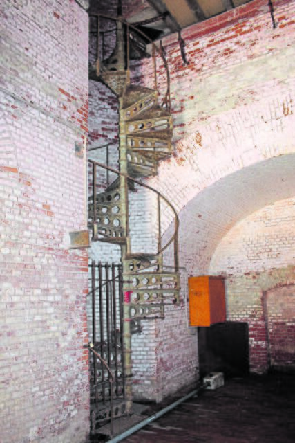 Historische Wendeltreppe Baujahr 1874 von der Firma Krupp | Foto: sb