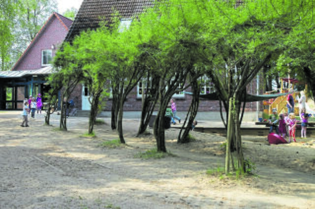 Die Kinder gnießen die große Außenfläche | Foto: Verein