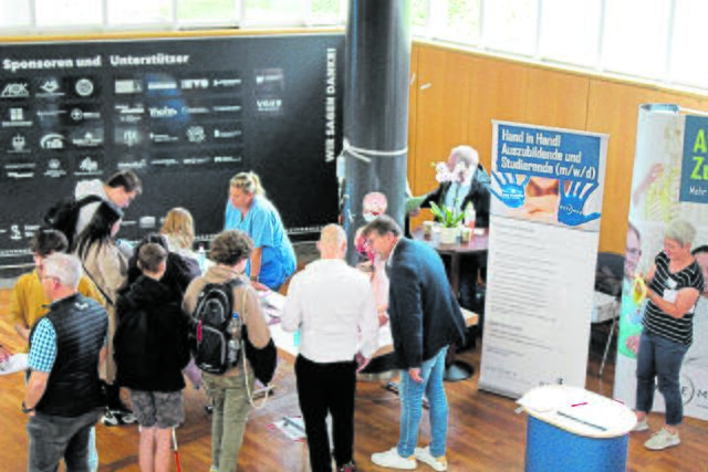 Der Stand der Elbe Kliniken | Foto: sb
