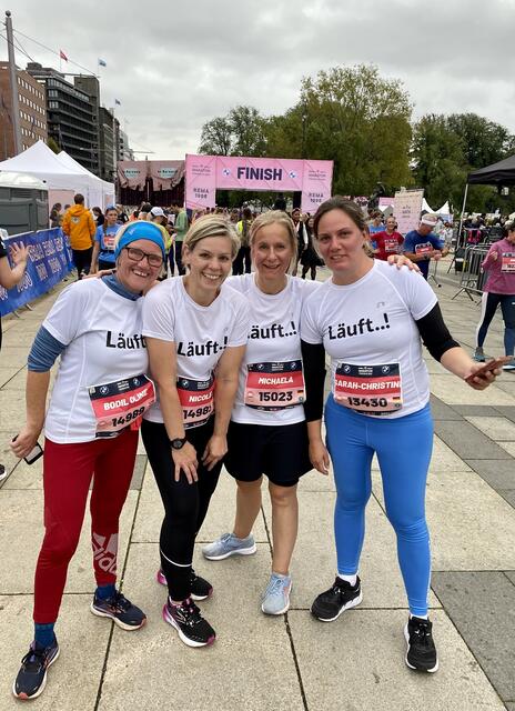 von links: Bodil Rieckmann, Nicole Hiestermann, Michaela Strunk, Sarah Bütfering
 | Foto:  Nils Hiestermann