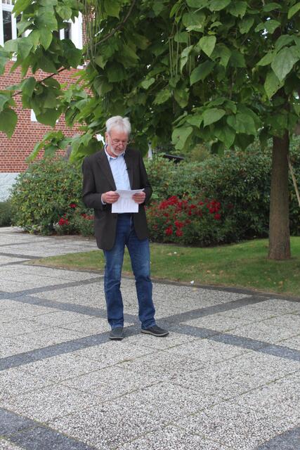 Adolf Staack von der Arbeitsgruppe Stolpersteine  | Foto: pm
