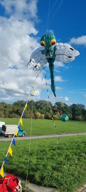 Drachen über der Insel  | Foto: ig