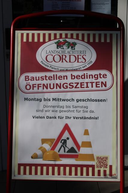 Die Landschlachterei Cordes schränkte schon die Öffnungszeiten ein, um die Verluste möglichst gering zu halten | Foto: pöp