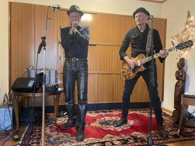 Holger "Hobo" Daub (li.) und Abi Wallenstein  | Foto: sra