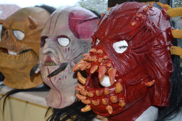 In den handgemachten Masken steckt viel Arbeit | Foto: sc