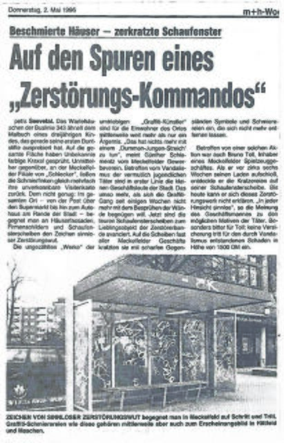 Der Präventionsrat setzte sich gegen die Zerstörungswut in Meckelfeld ein | Foto: Präventionsrat Seevetal e.V.