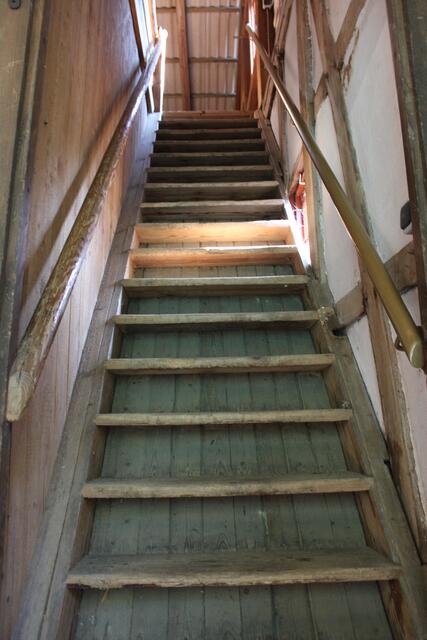 Steile Treppe - für ein offizielles Museum nicht geeignet | Foto: pöp