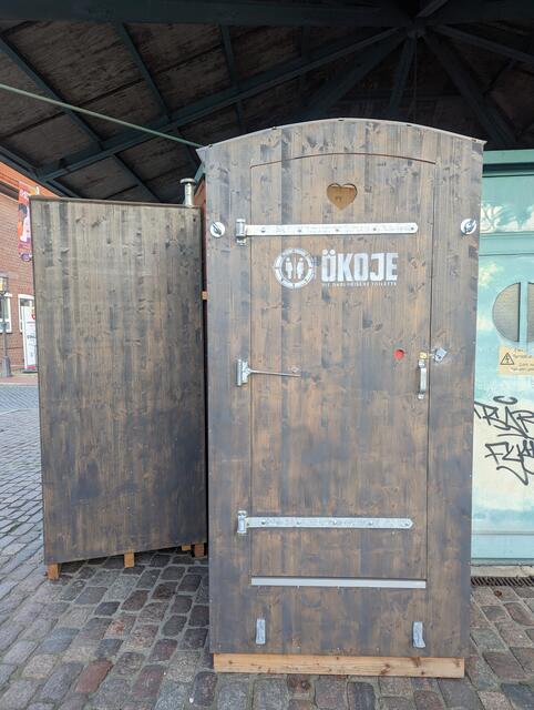 Die neuen Öko-Klos sind zugesperrt | Foto: jd