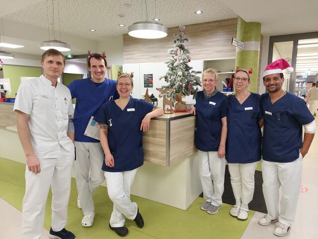 Die Mitarbeiterinnen und Mitarbeiter der Zentralen Notaufnahme in Winsen  | Foto: Krankenhaus Winsen