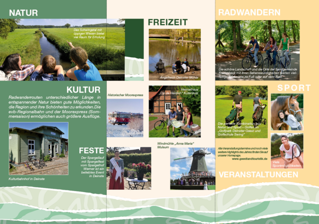 Es werden unterschiedliche Freizeitangebote präsentiert | Foto: Verein Fredenbecker Geest Marketing und Touristik e.V.