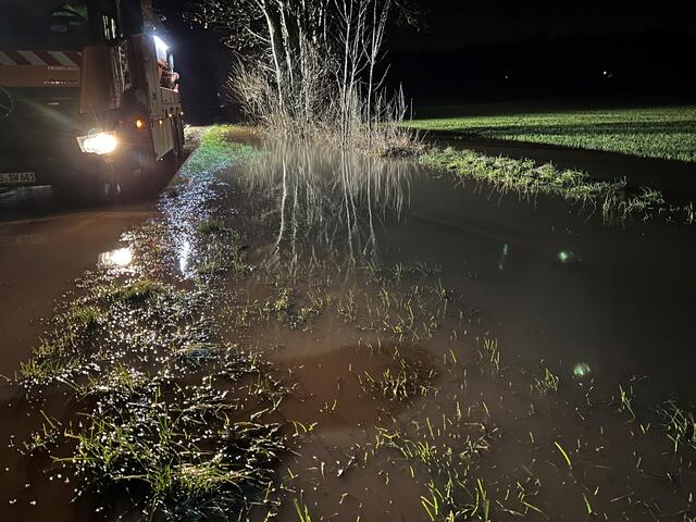 Die Feldmark stand unter Wasser | Foto: Feuerwehr Buxtehude